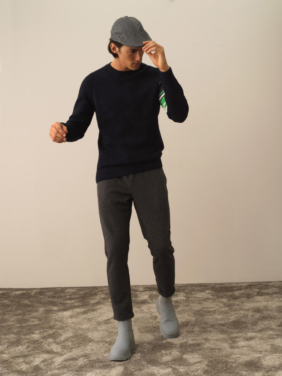 Antra Dokulu Esnek Dokulu Slim Fit Jogger Pantolon - 2