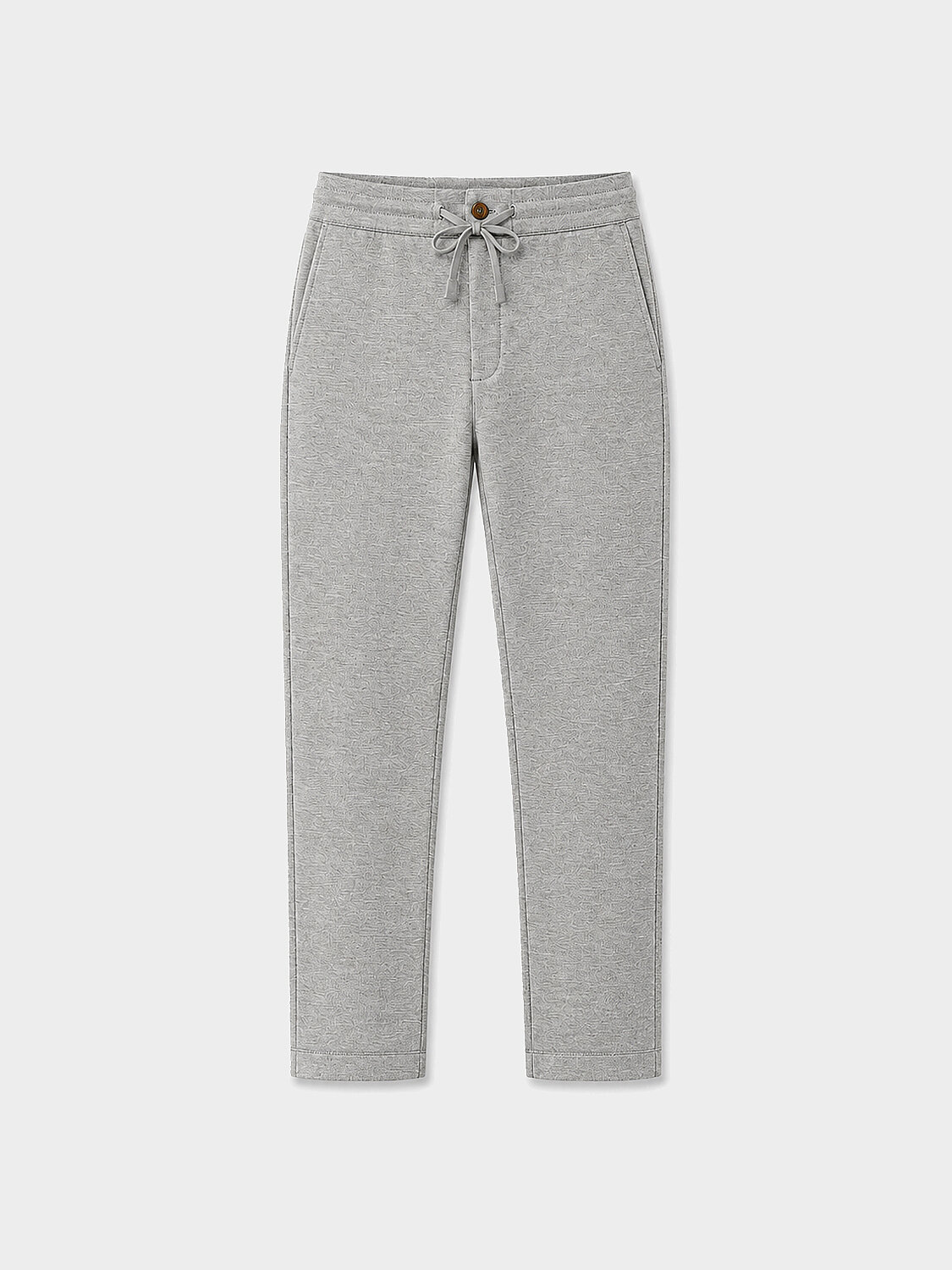 Bej Esnek Dokulu Regular Fit Jogger Pantolon - 1