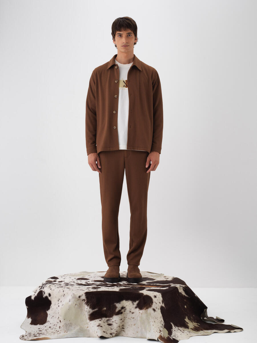 Camel Esnek Dokulu Regular Fit Jogger Pantolon