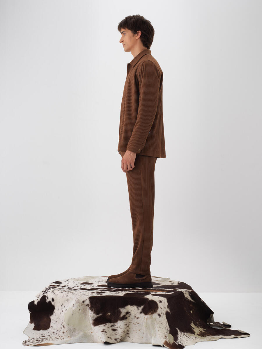 Camel Esnek Dokulu Regular Fit Jogger Pantolon - 2