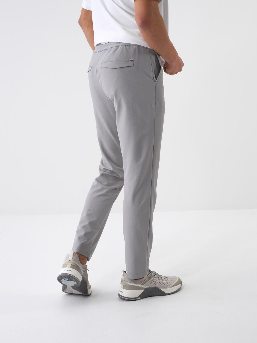 Gri Formunu Koruyan Slim Fit Jogger - 4