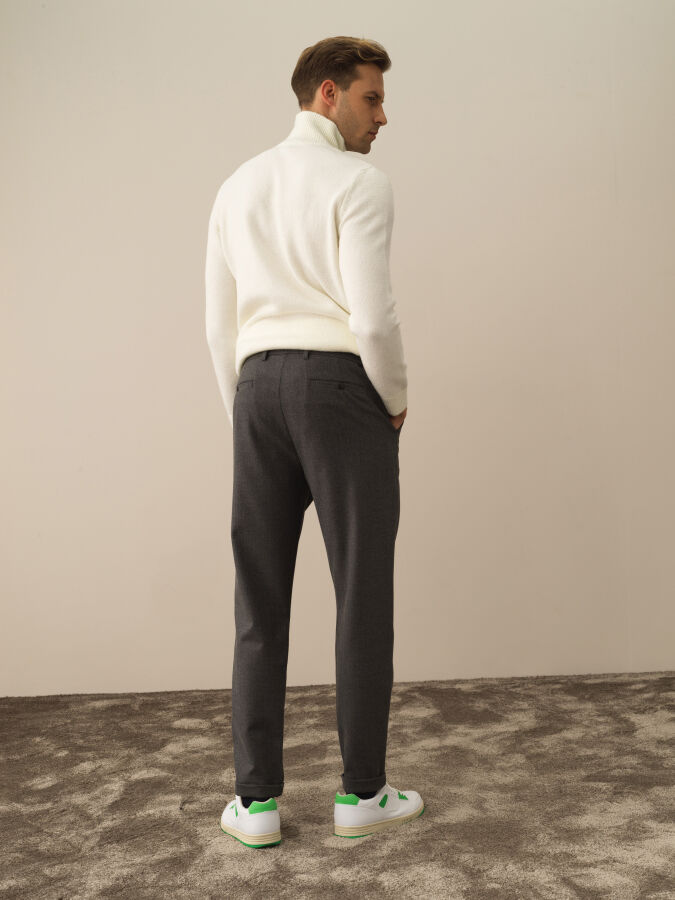 Gri Regular Fit Jogger Pantolon - 4