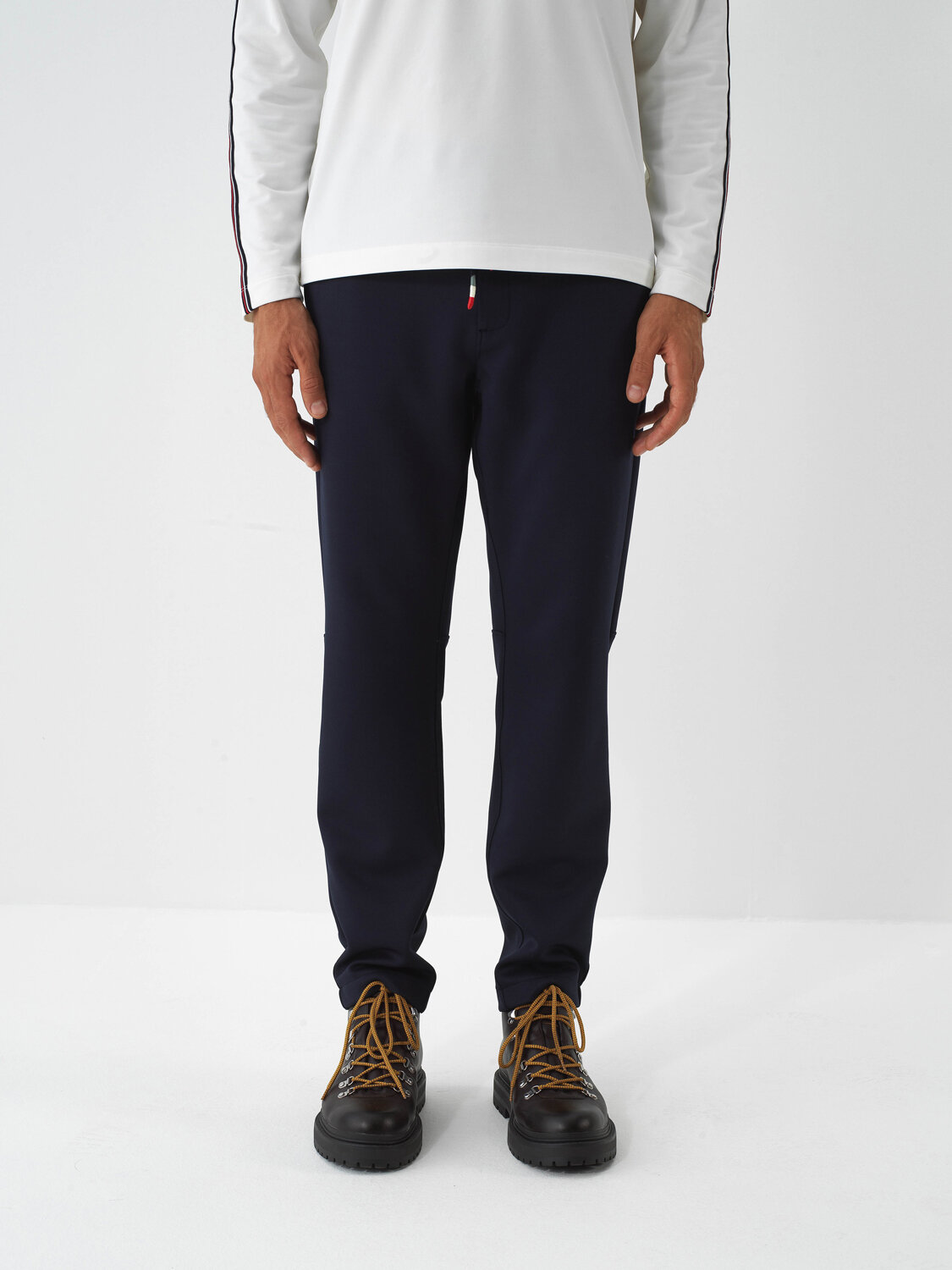 Lacivert Esnek Dokulu Regular Fit Jogger Pantolon - Xint