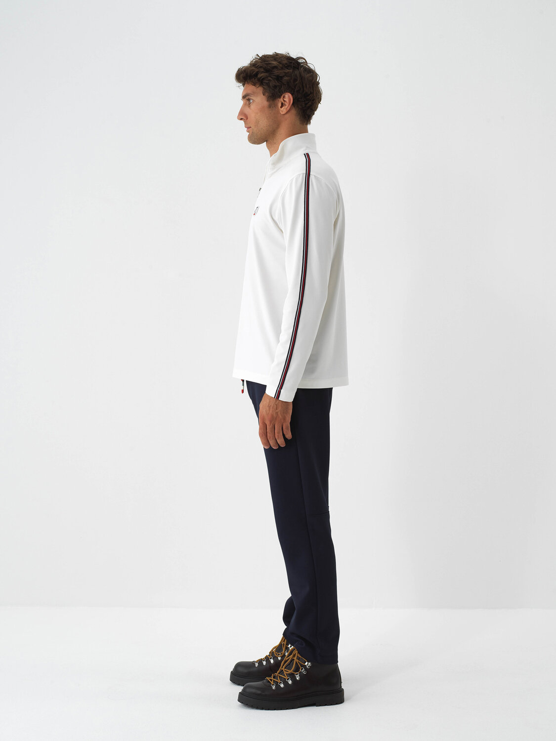 Lacivert Esnek Dokulu Regular Fit Jogger Pantolon - Xint