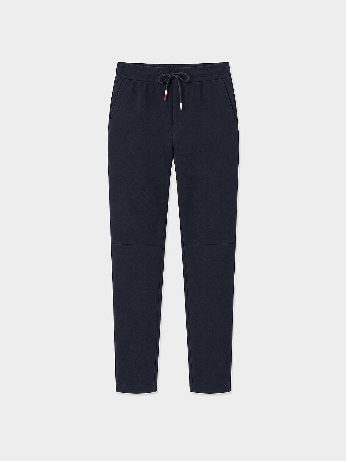 Lacivert Esnek Dokulu Regular Fit Jogger Pantolon