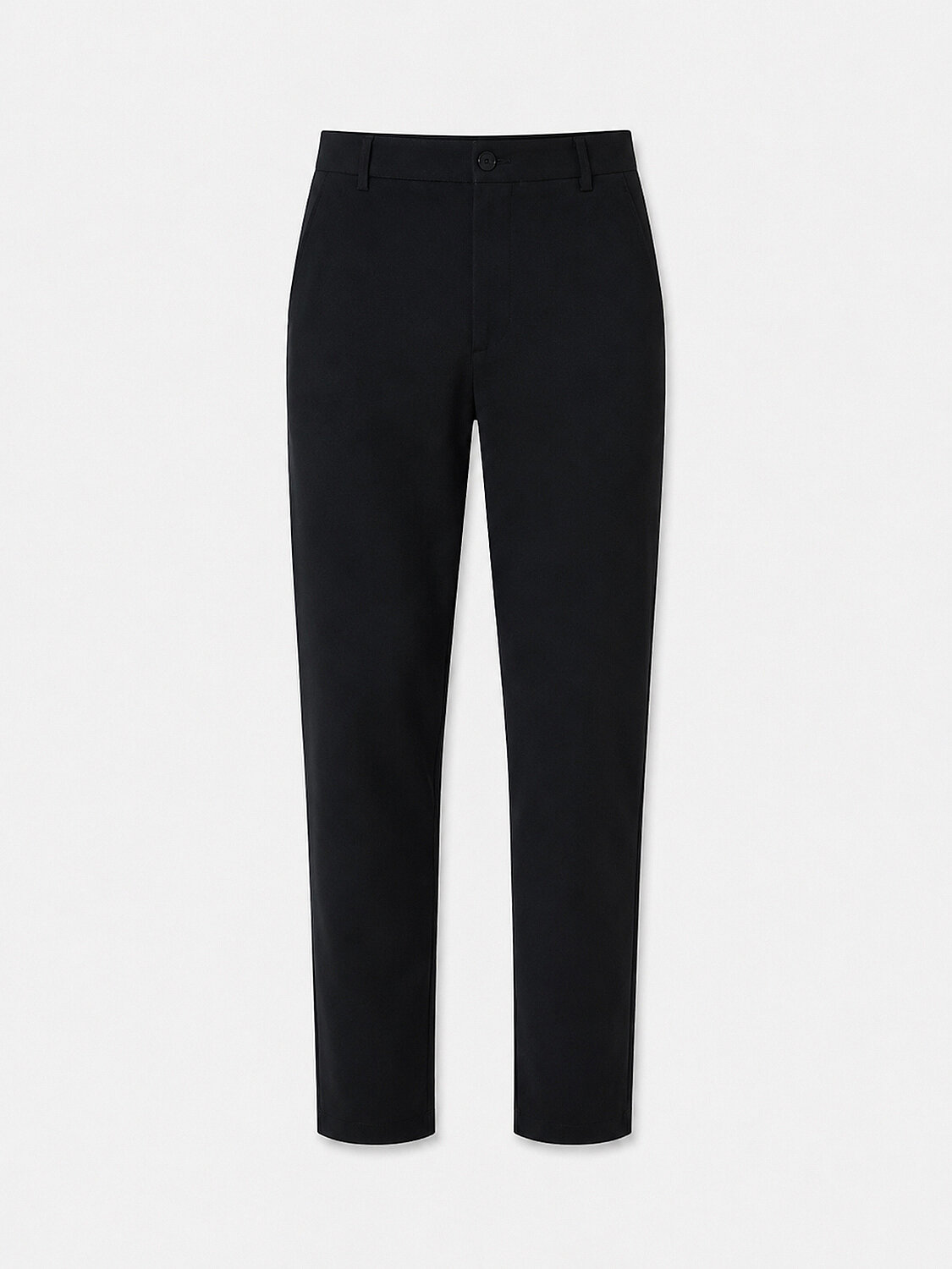 Siyah Pamuk Dokulu Slim Fit Jogger Pantolon