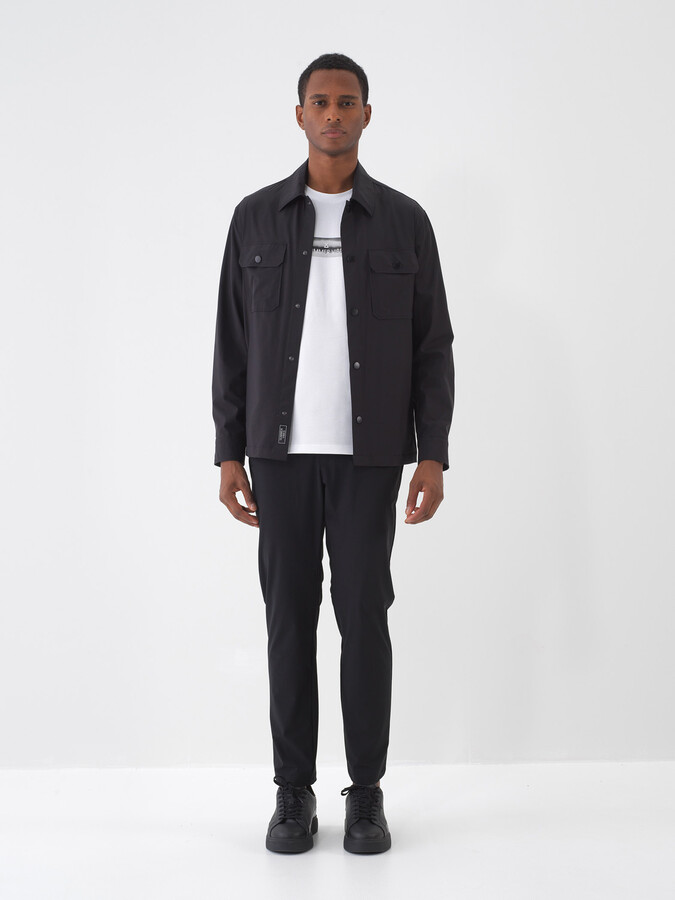 Siyah Formunu Koruyan Slim Fit Jogger