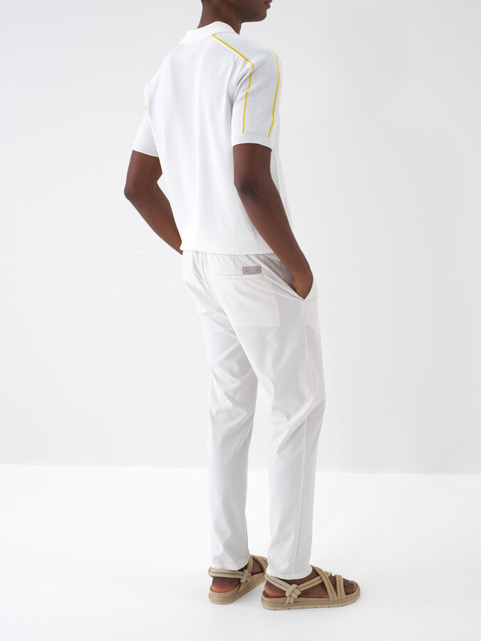 Taş Rengi Doğal Dökümlü Slim Fit Jogger