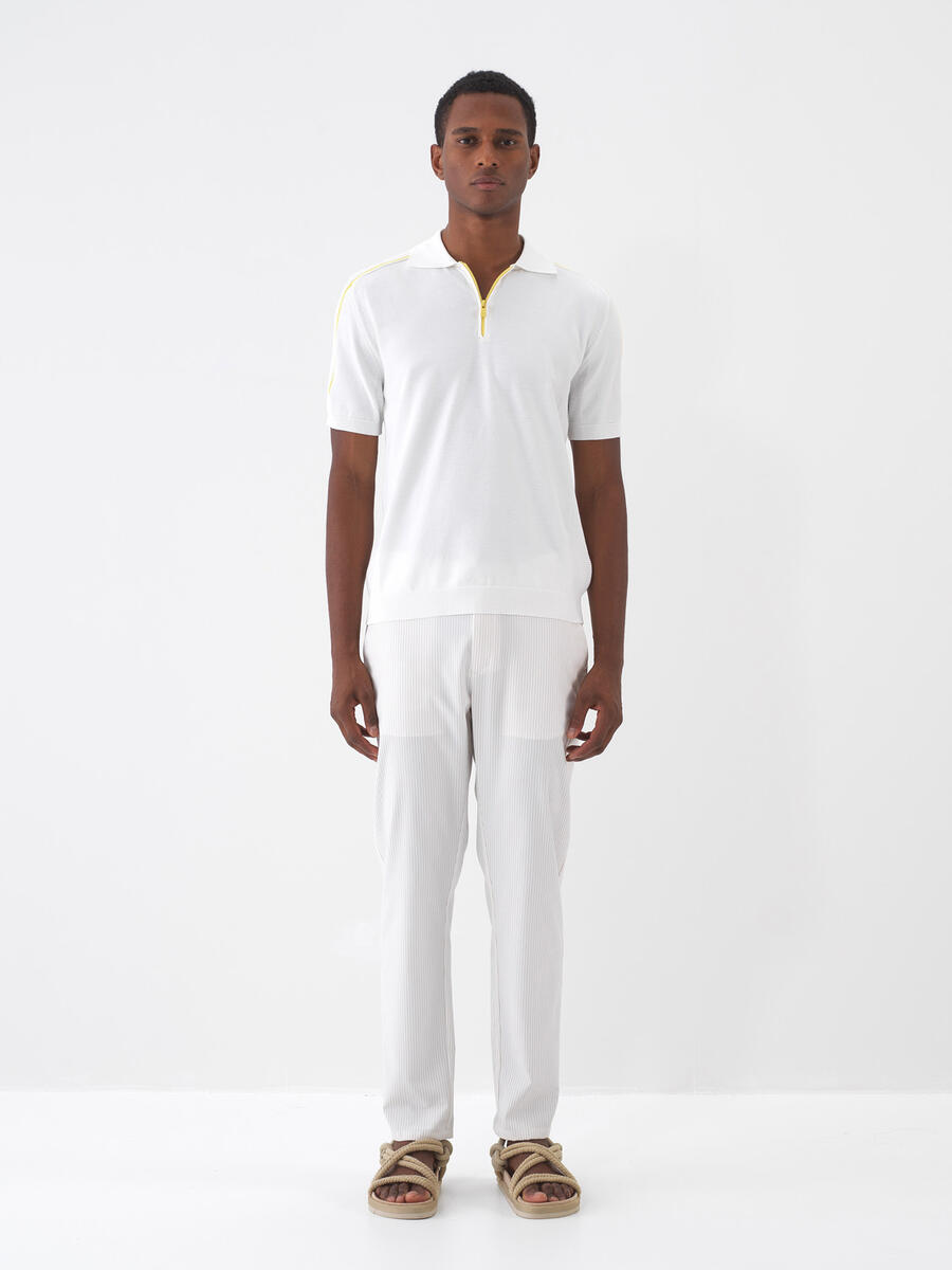 Taş Rengi Doğal Dökümlü Slim Fit Jogger - 1