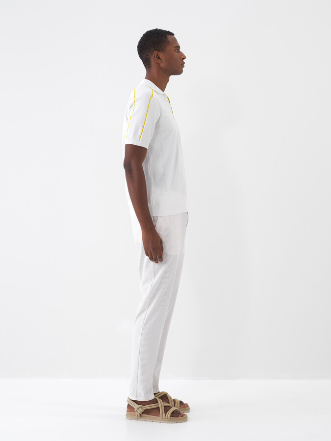 Taş Rengi Doğal Dökümlü Slim Fit Jogger (1)