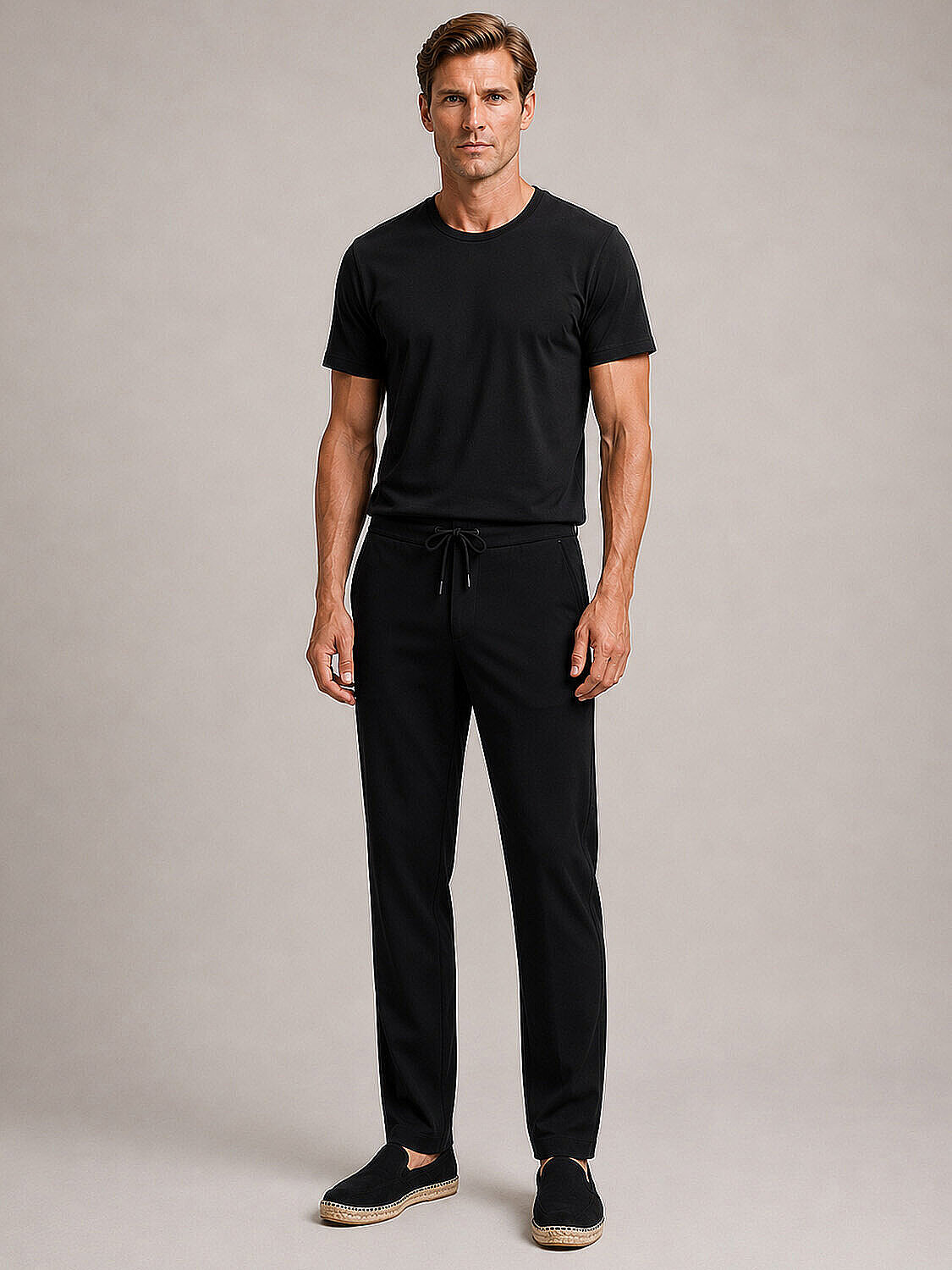 Siyah Formunu Koruyan Slim Fit Jogger (2)