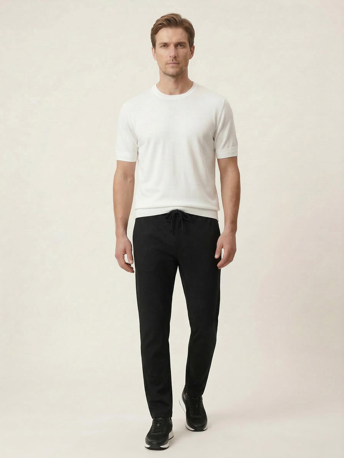 Siyah Formunu Koruyan Slim Fit Jogger - 2