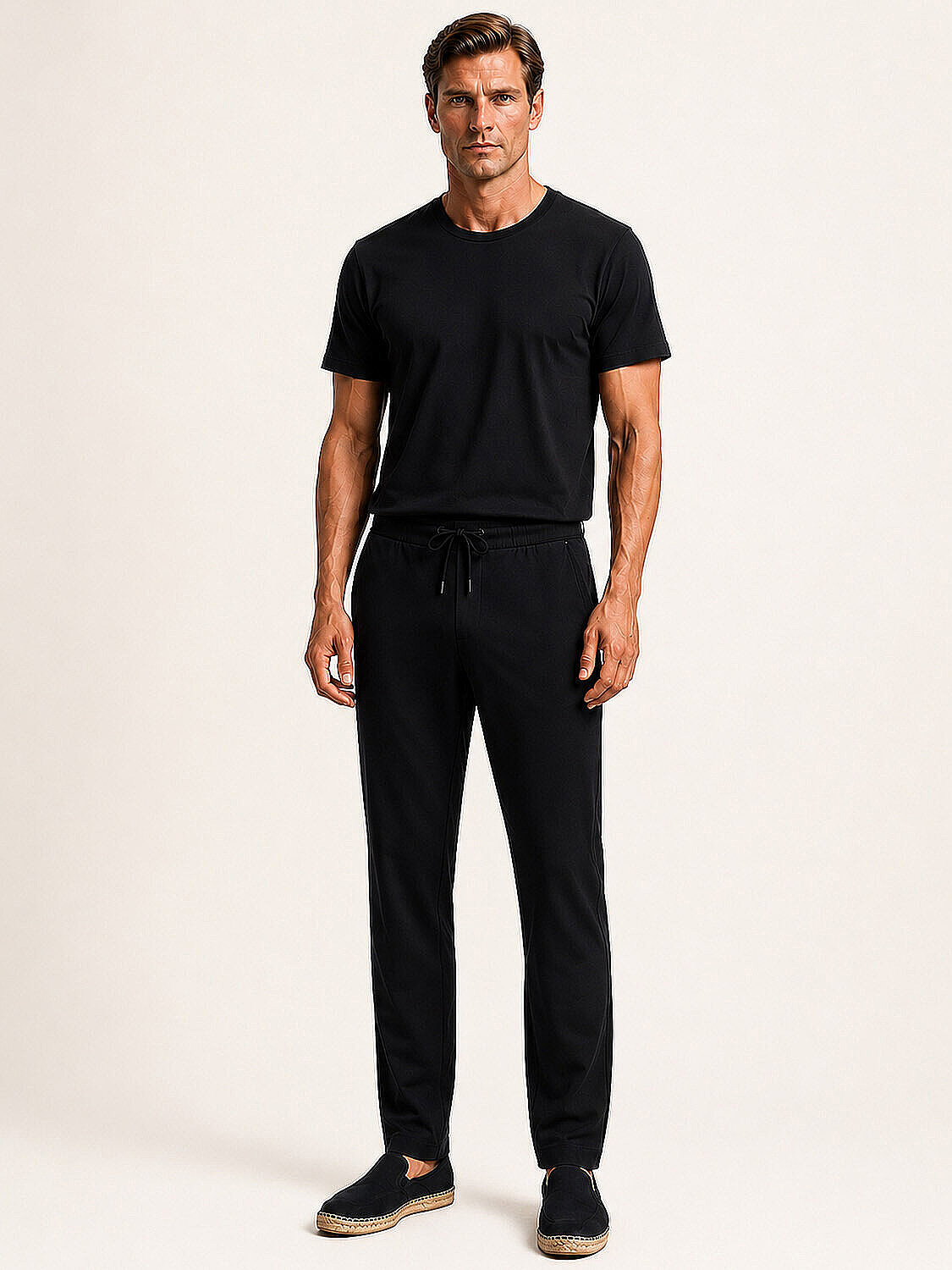 Siyah Formunu Koruyan Slim Fit Jogger (2)