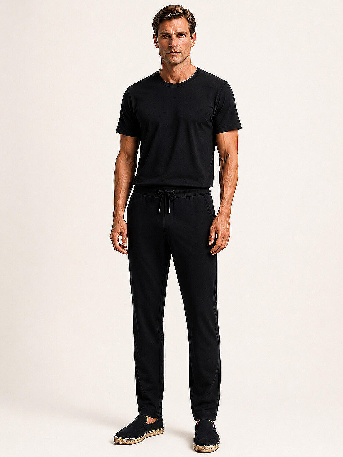 Siyah Formunu Koruyan Slim Fit Jogger (2)