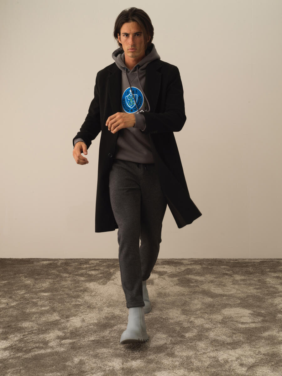 Siyah Esnek Dokulu Regular Fit Kaban - 2