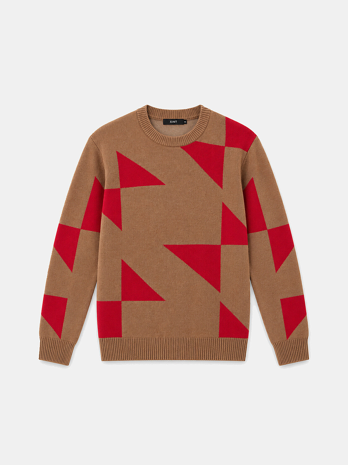 Camel Regular Fit Bisiklet Yaka Yünlü Kazak - 1