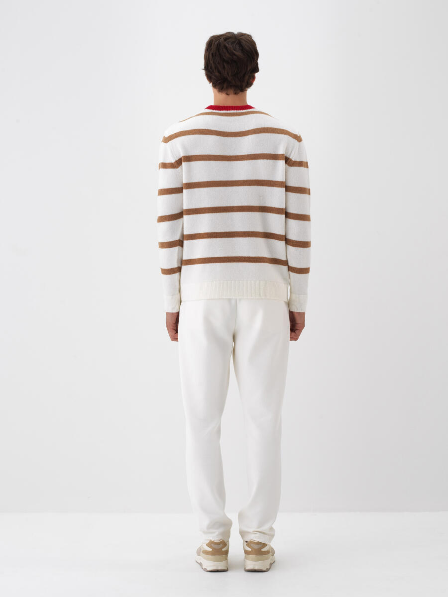 Camel Yumuşak Dokulu Regular Fit Kazak - 5