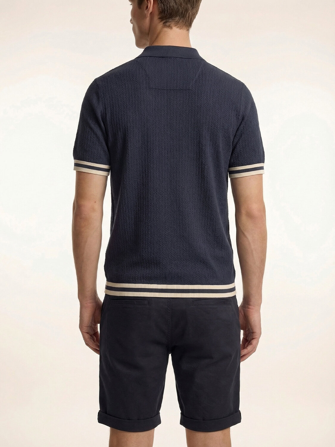 Lacivert Doğal Dökümlü Regular Fit Kazak - 4