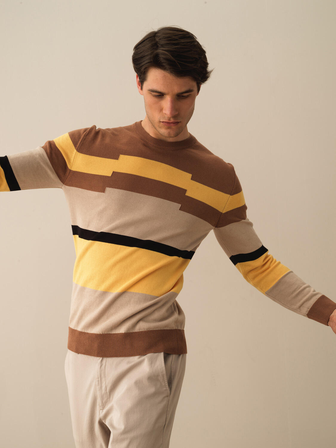 Vizon Pamuk Dokulu Regular Fit Kazak