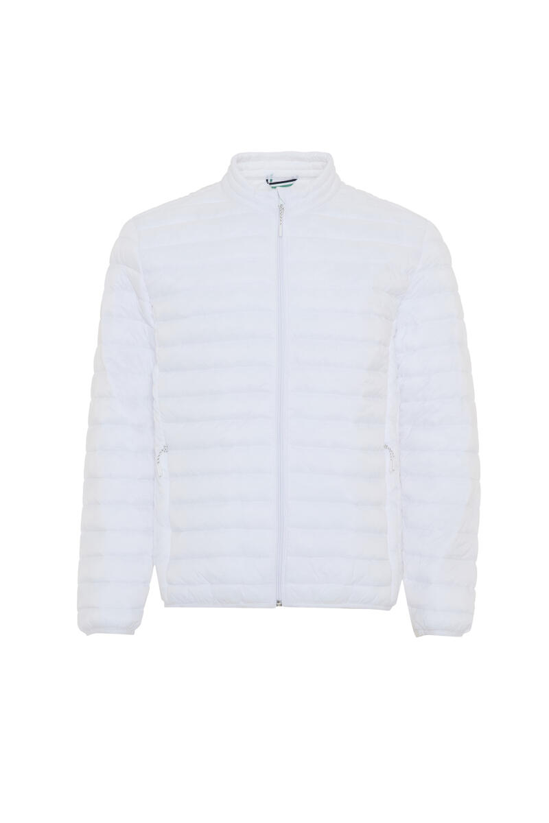 Beyaz Formunu Koruyan Regular Fit Mont - 3