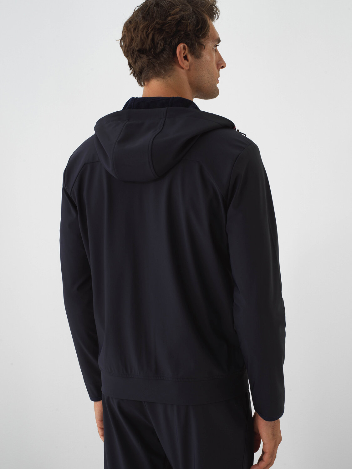 Lacivert Esnek Dokulu Regular Fit Mont - Xint