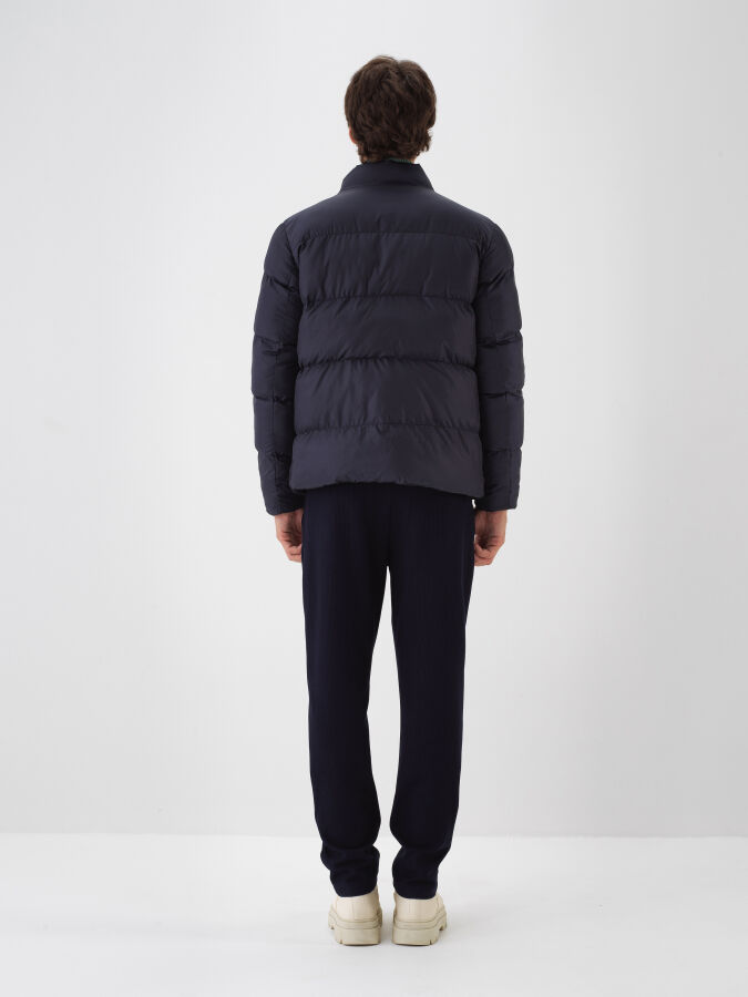 Lacivert Formunu Koruyan Regular Fit Mont - Xint