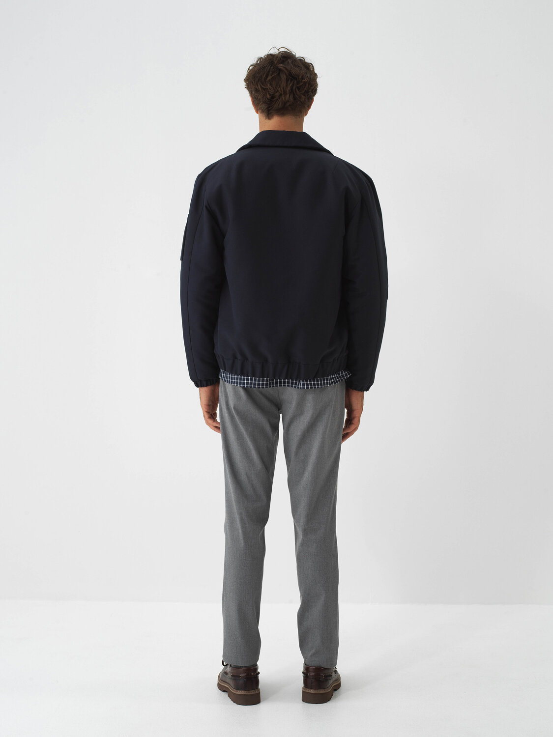 Lacivert Formunu Koruyan Regular Fit Mont - Xint