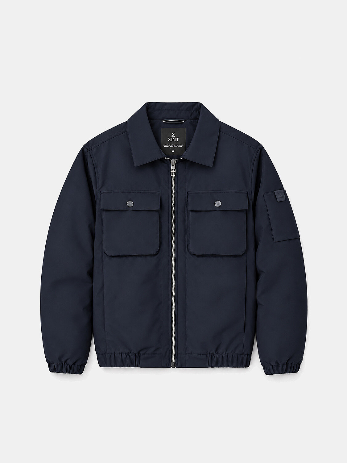 Lacivert Regular Fit Polo Yaka Mont