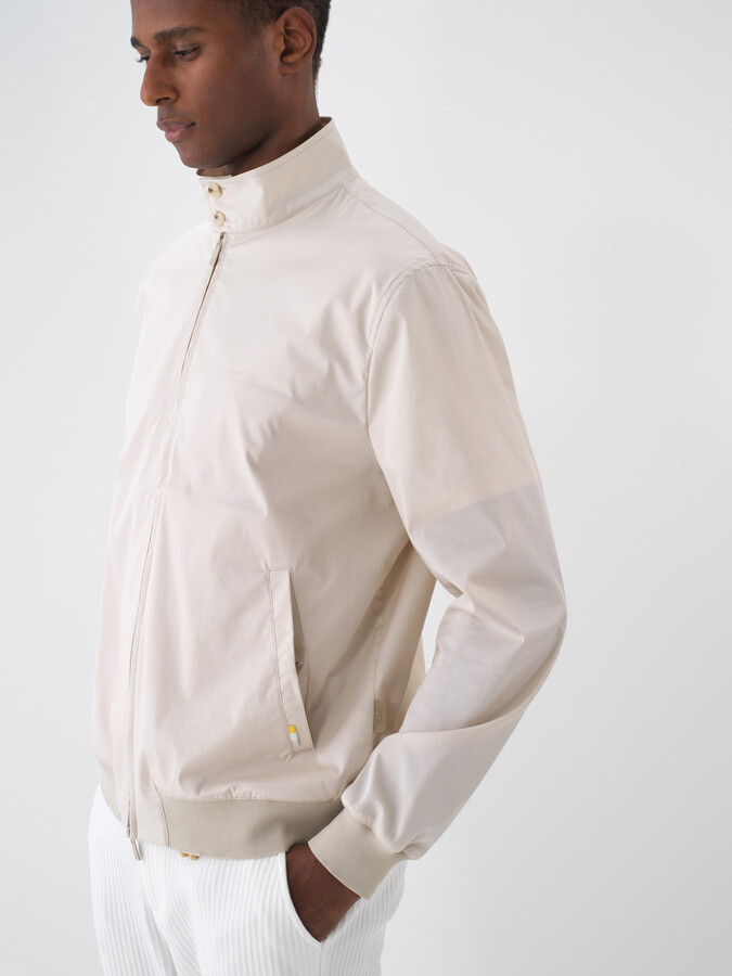 Taş Rengi Pamuk Dokulu Regular Fit Mont (1)