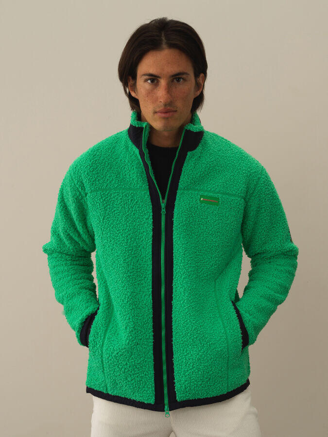 Xint Toptan Yeşil Formunu Koruyan Regular Fit Mont