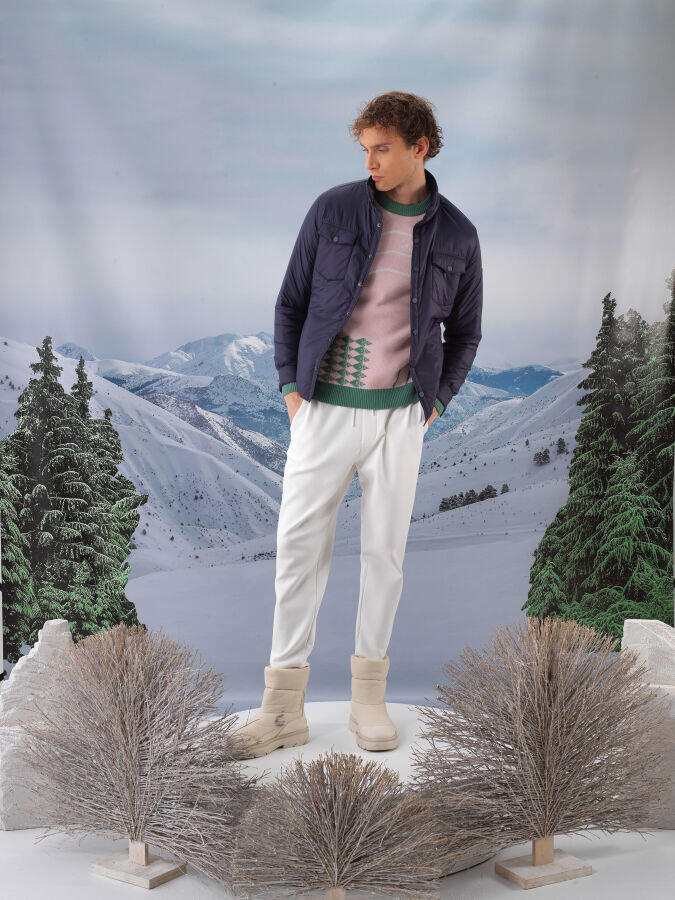 Xint Toptan Lacivert Formunu Koruyan Regular Fit Mont