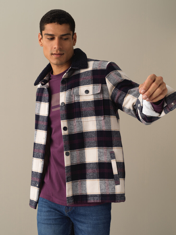 Lacivert Regular Fit Polo Yaka Mont - 1