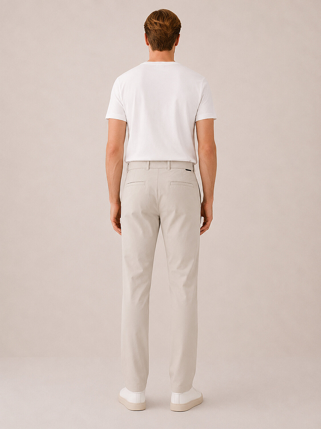 Bej Formunu Koruyan Regular Fit Pantolon - 4