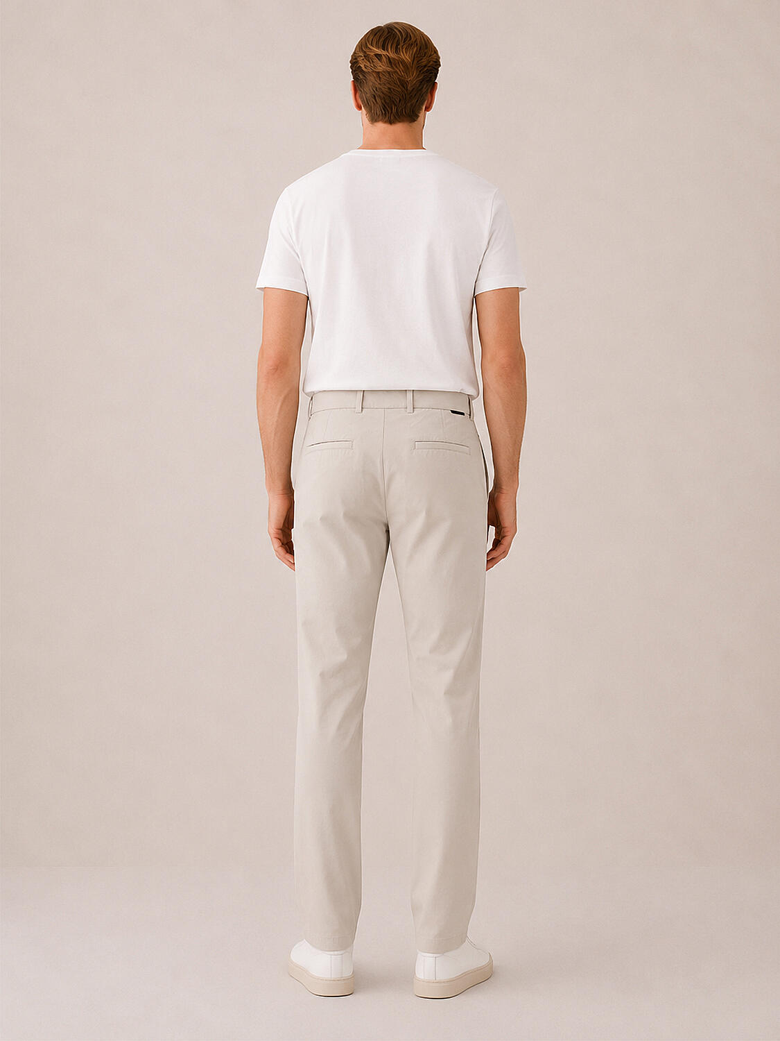 Bej Formunu Koruyan Regular Fit Pantolon - 4