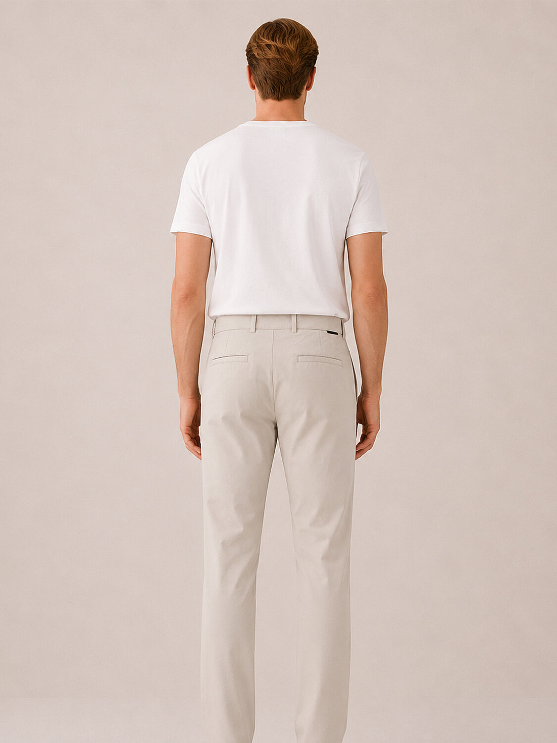 Bej Formunu Koruyan Regular Fit Pantolon - 3