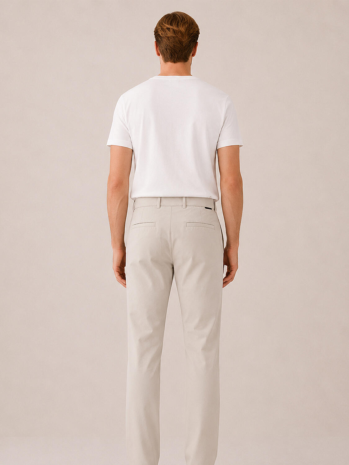 Bej Formunu Koruyan Regular Fit Pantolon - 3