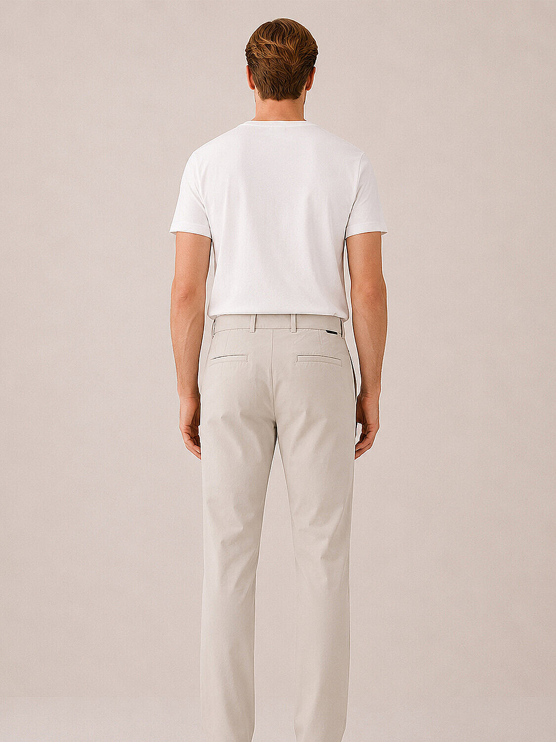 Bej Formunu Koruyan Regular Fit Pantolon (3)