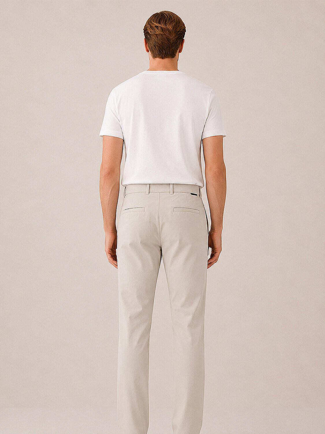 Bej Formunu Koruyan Regular Fit Pantolon - 3