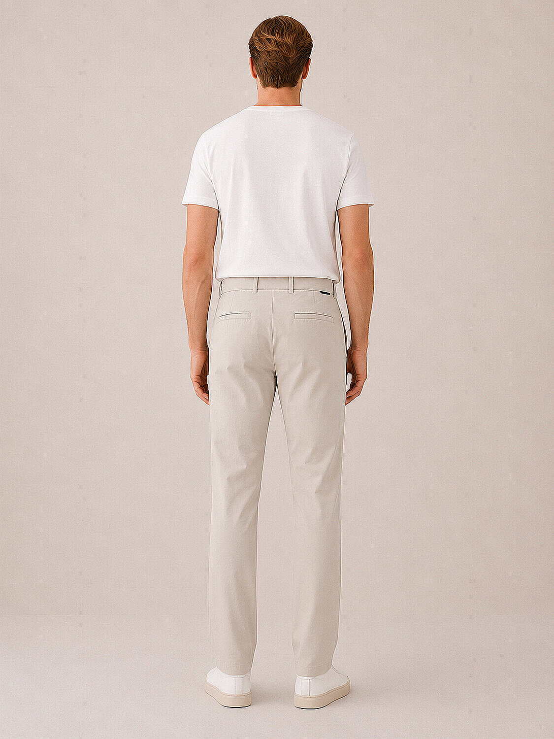 Bej Formunu Koruyan Regular Fit Pantolon (4)