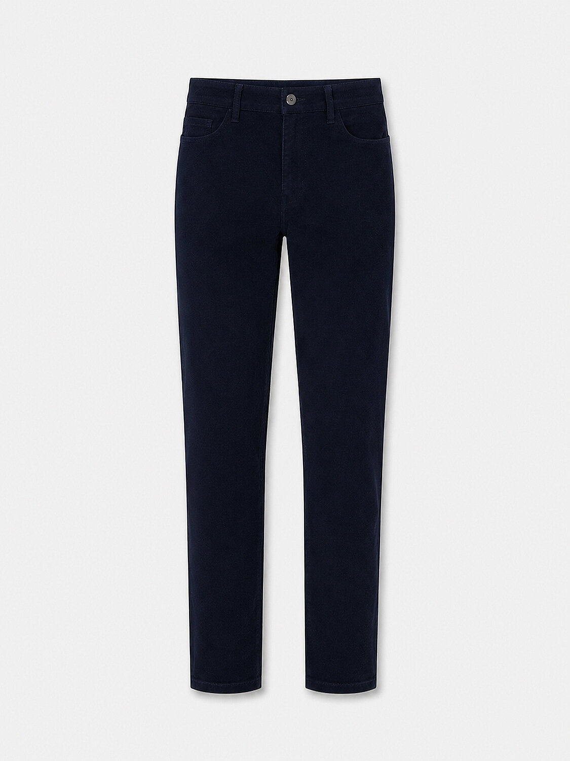 Lacivert Pamuk Dokulu Slim Fit Pantolon - 1