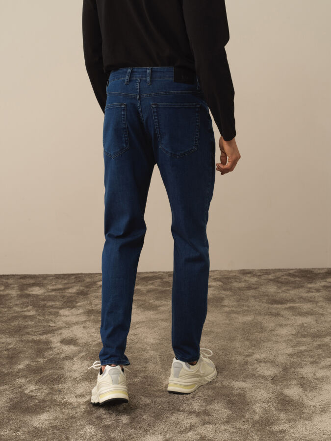 Mavi Slim Fit Pamuklu Denim Pantolon - 3