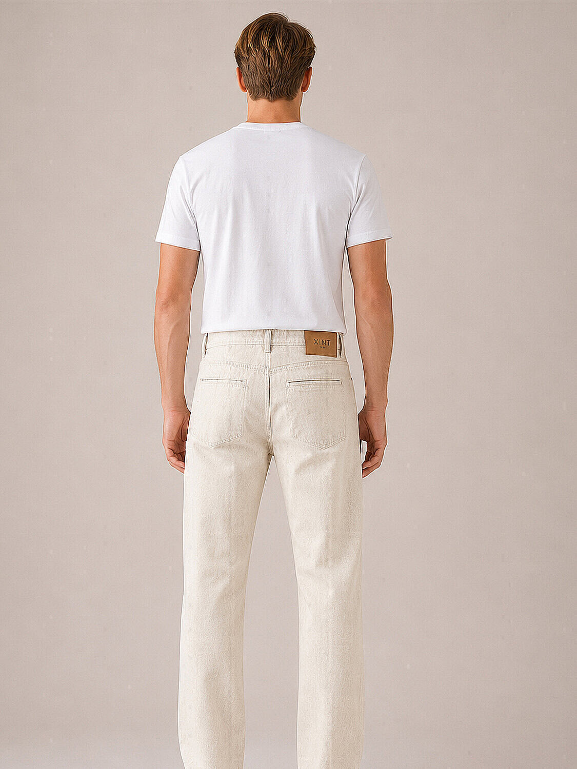 Naturel Keten Karışımlı Regular Fit Pantolon (3)
