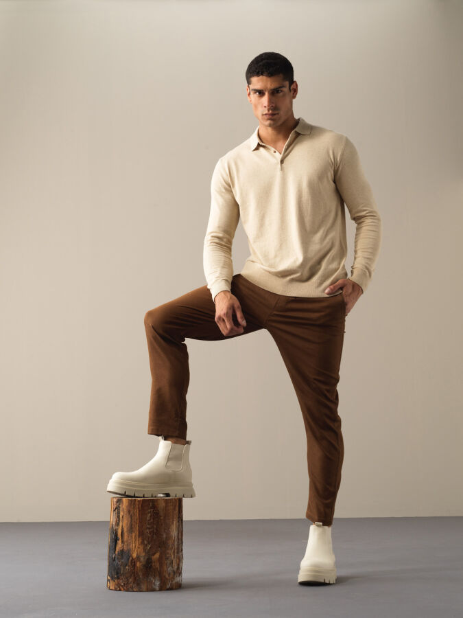 Camel Regular Fit Pamuklu Pantolon - 2