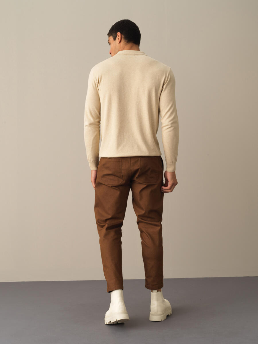 Camel Regular Fit Pamuklu Pantolon - 4