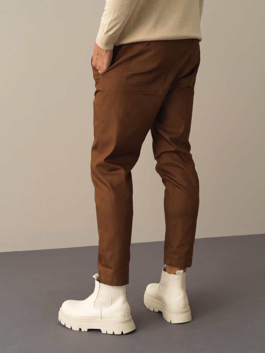 Camel Regular Fit Pamuklu Pantolon - 3