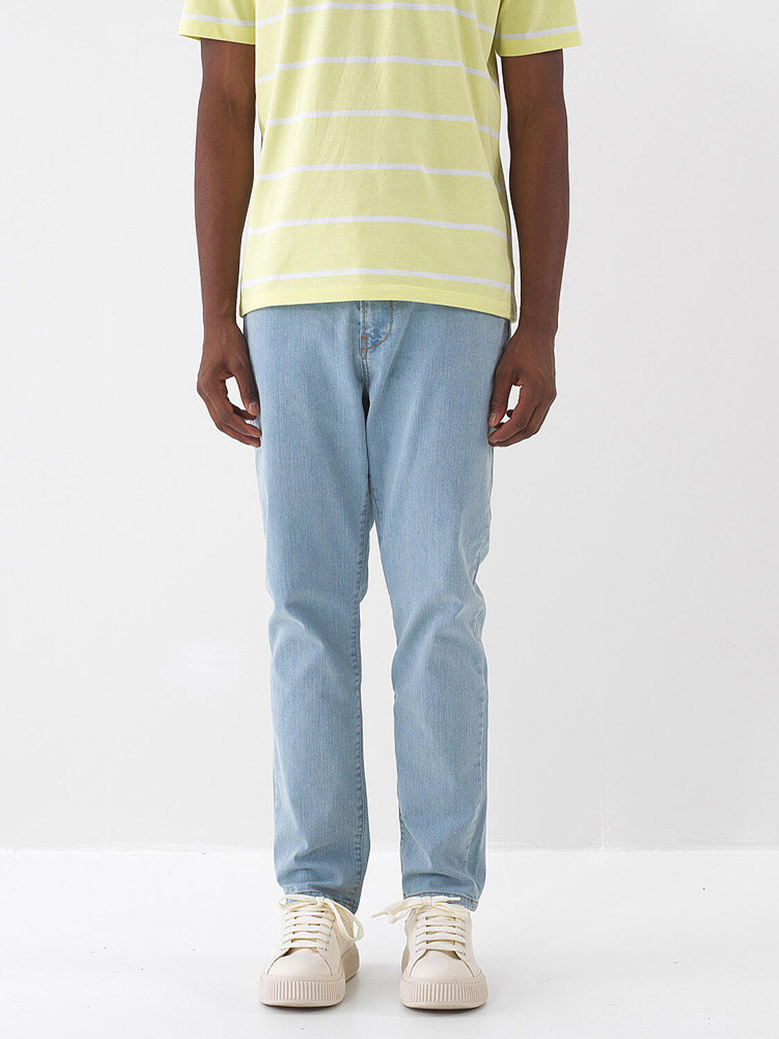 Mavi Pamuk Dokulu Slim Fit Jean - 1
