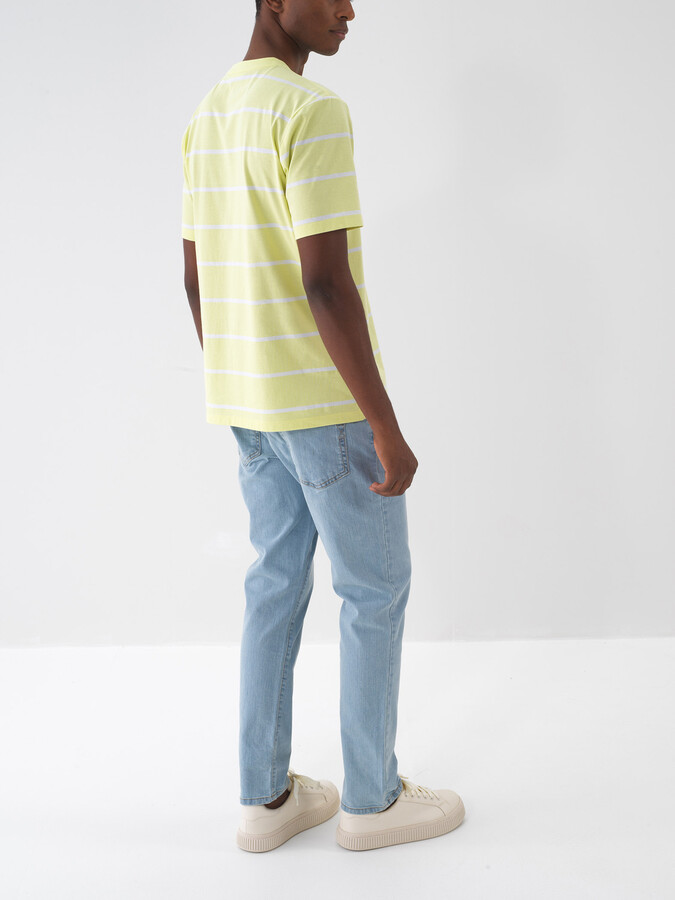 Mavi Pamuk Dokulu Slim Fit Jean - 5