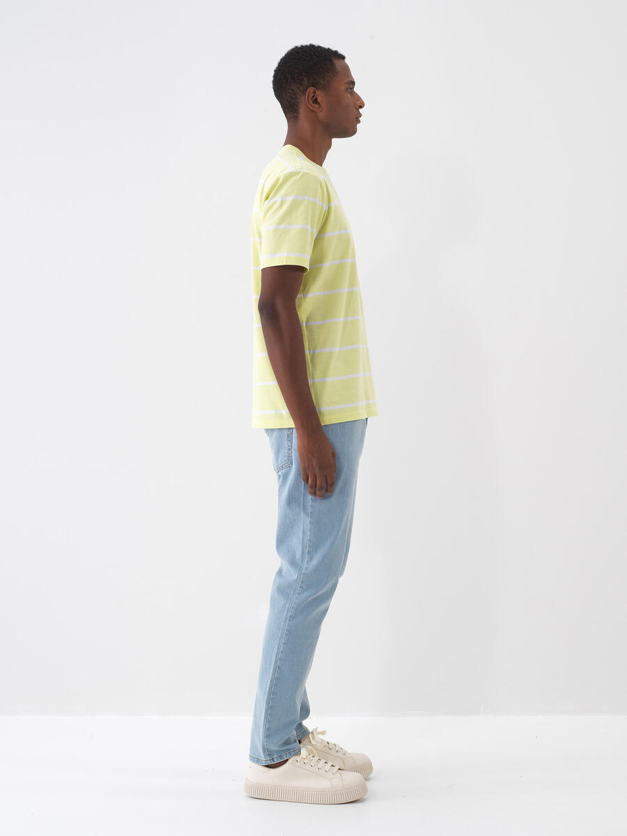 Mavi Pamuk Dokulu Slim Fit Jean - 3