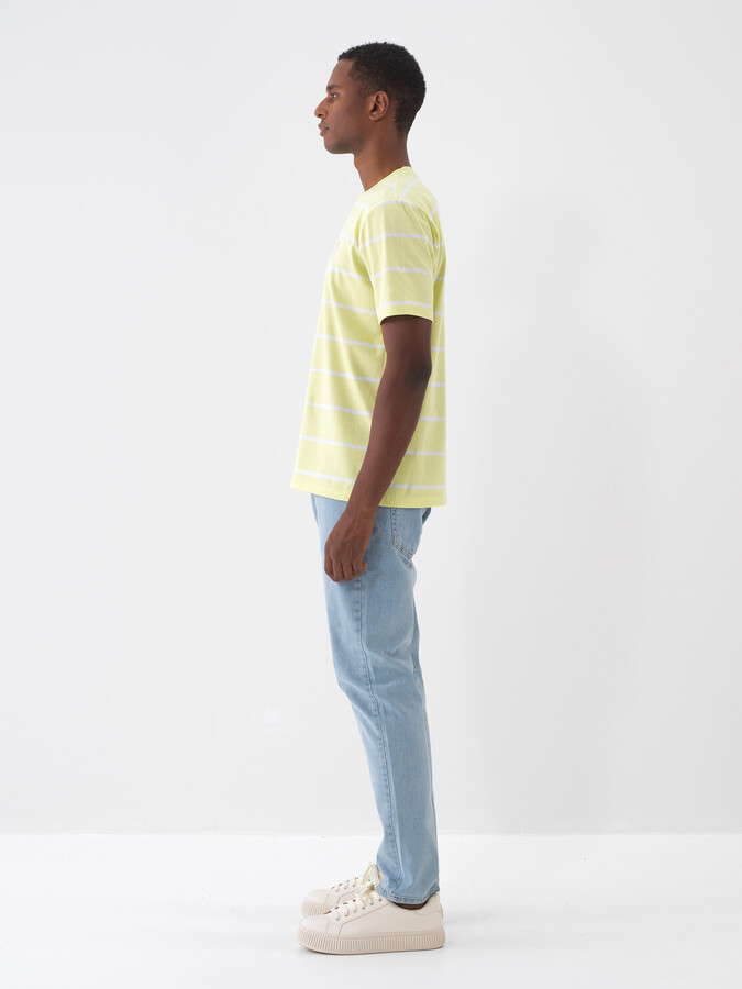 Mavi Pamuk Dokulu Slim Fit Jean - 4