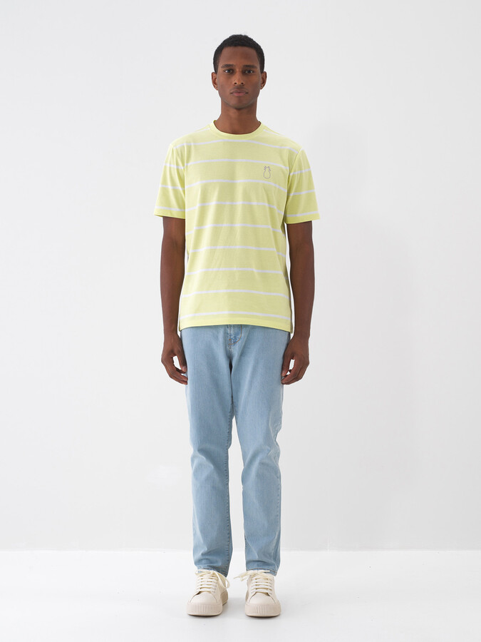 Mavi Pamuk Dokulu Slim Fit Jean (1)